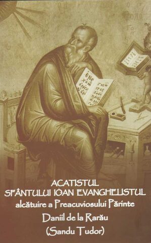 Coperta cărții „Acatistul Sfântul Ioan Evanghelistul”