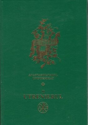 Coperta cărții „Anastasimatarul uniformizat - II. Utrenierul”