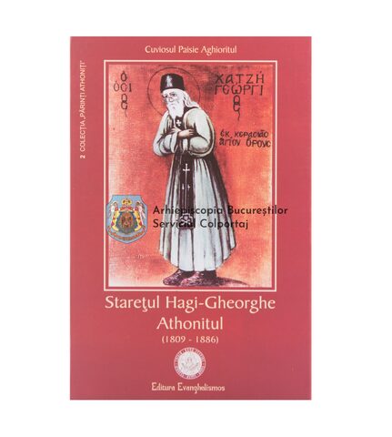 Coperta cărții „Bătrânul Hagi Gheorghe athonitul”