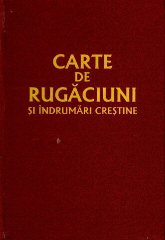 Coperta cărții „Carte de rugăciuni și îndrumări creștine”