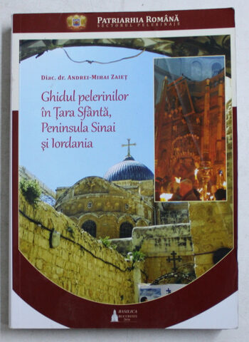Coperta cărții „Ghidul pelerinilor în Țara Sfântă, Peninsula Sinai și Iordania”