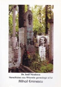 Coperta cărții „Hereditatea sau Arborele genealogic al lui Mihai Eminescu”