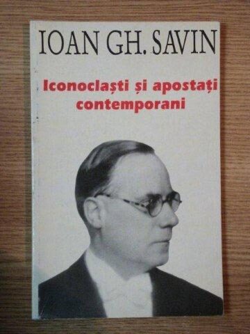 Coperta cărții „Iconoclasti și apostați contemporani”