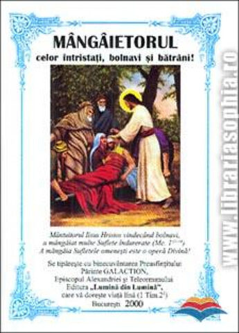 Coperta cărții „Mângâietorul celor întristati, bolnavi și bătrâni”