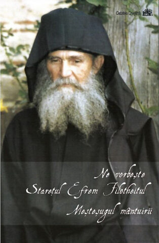 Coperta cărții „Ne vorbește Starețul Efrem Filotheitul. Meșteșugul mântuirii. Omilii”