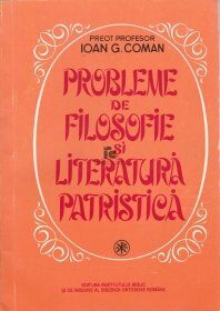 Coperta cărții „Probleme de filosofie și literatură patristică”