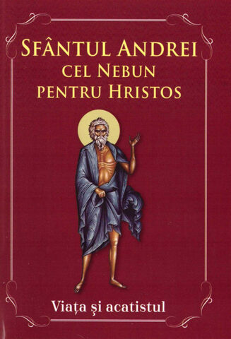 Coperta cărții „Sfântul Andrei cel nebun pentru Hristos”