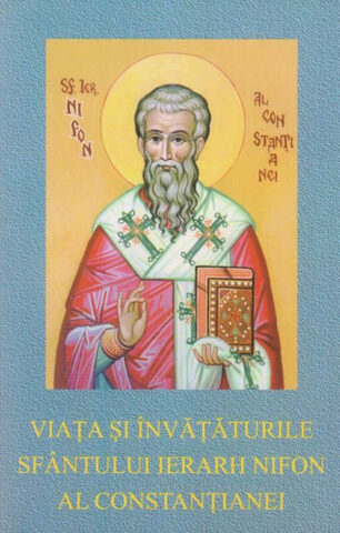 Coperta cărții „Un episcop ascet: Viața și învățăturile Sfântului Ierarh Nifon”